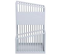 MEVZHH Supporti Ombrello,Supporto Ombrello Rettangolare a 2 Strati, Portaombrello Aziendale con Foro Di Drenaggio, Rack Di Stoccaggio Ombrello Apertor L'Ingresso Dell'Ufficio Della Scuola/Bianco