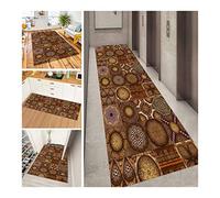 MEVZHH Tappeti Runnerr Tappeto Corridoio, Geometrico Stile Europeo Sostegno in Gomma Antiscivolo Non Shper Ingresso Corridoio Cucina, Pila 0.6Cm / a / 0.9 X 1M/a/1,4 * 2M