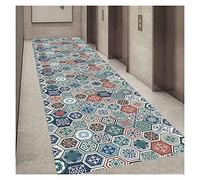 MEVZHH Tappeti, Tappeti Lungo Corridoio Tappeto, Geometrico Sottile Basso Pila Antiscivolo Gomma Di Sostegno Lavabile, Utilizzator Corridoio, Ingresso, Cucine/a / 1 X3 M/a/0,8 * 6M