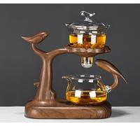 MEVZHH Tescheria Di Vetro con Filtro, Tescheria Incantata, Tescheria Di Stregoneria, Tescheriaa con Infusore, Tescheriaa con Infusore, Tescheria Di Vetro Di Separazidell'Acqua con Maniglia Di Legno, T