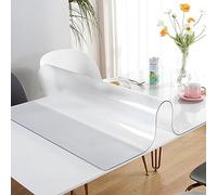 MEVZHH Tovaglie,1.7Mm Trasparente Gilato Tavolo Protettore, Tappetino Tavolo in Vinile Rettangolare, Pvc Gilato Plastica Tavolo Protettorer Tavolo da Pranzo, Ufficio, Tavolo da Pranzo, Computer/60 * 8
