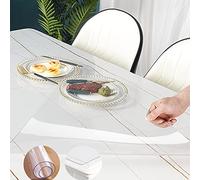 MEVZHH Tovaglie,2Mm Mm Forte Protettore Della Tavola Trasparente,Copertura Della Tovaglia Trasparente Impermeabile in Pvc Asciugabile,La Larghezza Della Dimensiè (40-160) Cmr i Cuscinetti Della Scriva