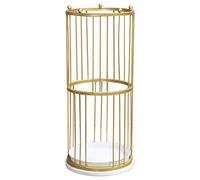 MEVZHH Umbrella Stands,D Metal Umbrella Stand con Vassoio a Goccia e 5 Ganci, Rotondo Porta Ombrello Modernor Porta Anteriore Ingresso Corridoio, Base in Marmo Stabile