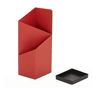 MEVZHH Umbrella Stands,Modern Multi-Purpose Umbrella Stand,2-Layer Metal Home Umbrella Stand Umbrella Drainage,R L'Ingresso Ufficio Stabile, 7,9 "L X 9,8" W X 23,6 "H, Rosa/Rosso