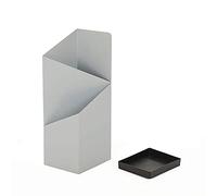 MEVZHH Umbrella Stands,Modern Multi-Purpose Umbrella Stand,2-Layer Metal Home Umbrella Stand Umbrella Drainage,R L'Ingresso Ufficio Stabile, 7,9 "L X 9,8" W X 23,6 "H, Rosa/Bianco