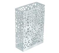 MEVZHH Umbrella Stands, Modern Simple Umbrella Stand, Metal Cutout Umbrella Rack,R Home Office Hotel Piccolo Spazio/Bianco/Bianco