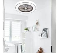 MEVZHH Ventilatori a Soffitto con Illuminazicamere da Letto,Ventilatore a Soffitto con Telecomando Ventilatori a Soffitto Dimmabili Conpade,Luci Silenziose a 3 Velocitàr il Soffitto Bianco Del Soggior