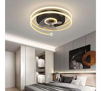 MEVZHH Ventilatori a Soffitto Conpade, Luci a Soffitto Di Ventilatore Kelukes con Remoto Moderno Ventilatore a Soffitto Dimmabile con Luci 3 Velocità Luci Silenziose Ventilatore a Soffittor Soggiorno