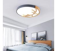 MEVZHH Ventilatori a Soffitto Conpade,Luci a Soffittorni con Telecomando Luci a Soffitto Dimmabili Luci a Soffitto in Legnor Camera da Lettoaron Tondo Luci a Soffittor Moderno Soggiorno Louluci a Soff