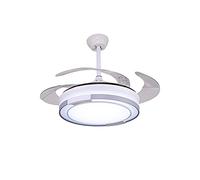 MEVZHH Ventilatori a Soffitto Conpade,Nordic Postmodern Silent Fan Light Led Fanpaderoligente Led Ventilatore a Soffitto Conpada Controllo Wireless Illuminazidel Ventilatore Sospeso/220V