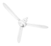 MEVZHH Ventilatori a Soffitto Conpade,Ventilatore a Soffitto con Luci con 3E Bianche Abs,Ventilatori a Soffitto Interni Silenziosir Soggiorno/Cucina/Bianco/120 Cm/48 Pollici