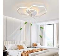 MEVZHH Ventilatori a Soffitto Conpade, Ventilatore a Soffitto Moderno con Luci e Telecomando Ventilatore a Soffitto Silenzioso Dimmabile Conpada Motore Reversibile 6 Velocità Del Ventilatore Luce Soff