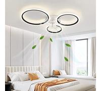 MEVZHH Ventilatori a Soffitto Conpade, Ventilatore a Soffitto Moderno con Luci e Telecomando Ventilatore a Soffitto Silenzioso Dimmabile Conpada Motore Reversibile 6 Velocità Del Ventilatore Luce Soff