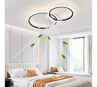 MEVZHH Ventilatori a Soffitto Conpade, Ventilatore a Soffitto Moderno con Luci e Telecomando Ventilatore a Soffitto Silenzioso Dimmabile Conpada Motore Reversibile 6 Velocità Del Ventilatore Luce Soff