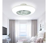 MEVZHH Ventilatori a Soffitto Conpade,Ventilatori a Soffitto Myyingbin con Luci Silent Fan Ceililight con Telecomando 3 Velocità Dimmabile Fan Ceililight con Timerr Camera da Letto Livilounge Led Ligh
