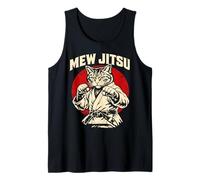 Mew Jitsu Brazilian Jiu Jitsu Arti Marziali Amante dei Gatti Canotta