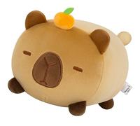 Mewaii Peluche Capibara Arancione Cuscino Morbido Giocattolo Kawaii 20CM Regalo di Compleanno e Natale per Ragazze e Ragazzi