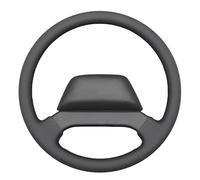 MEWANT Coprivolante in pelle nera cucito a mano per Land Rover Defender 2013-2018