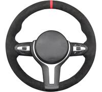 MEWANT Coprivolante per BMW (M Sport) F22 F23 F30 F34 F32 F33 F36 F10 F07 F12 F13 F06 F39 F25 F26 F15 F16 in pelle scamosciata cucita a mano