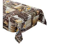 MEWATU Tovaglietta Impermeabile Caffè Chicchi C147260 Rettangolare Rotondo Ovale