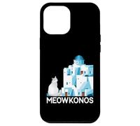 Mewokonos divertente gatto greco citazione adatto per uomini e donne. Custodia per iPhone 12 Pro Max