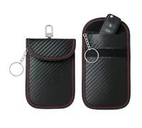 Mewtush 2 PCS Custodia Rfid per Chiavi Auto, Portachiavi Schermatura Del Segnale Anti-Rfid, Antifurto Auto per Chiavi Senza Chiave,Protège Du Vol, Pour Clés Et Cartes De Crédit