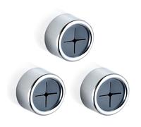 Mewtush 3 PCS Ganci Autoadesivi per Asciugamani e Strofinacci Cucina, Porta Stracci in ABS e Silicone, Morsetto Rotondo Senza Fori per Bagno e Uso Familiare