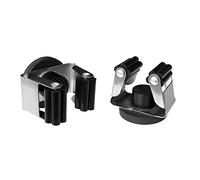 Mewuthede Supporto magnetico per scopa da parete, 2 pinze per scopa mobili, senza foratura, per casa, bagno, cucina, garage, giardino