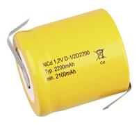 Mexcel Batteria ricaricabile speciale 1/2 D NiCd 1.2 V 2200 mAh 1 pz.
