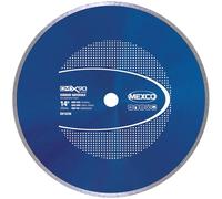 Mexco CMX - Disco diamantato per materiali ceramici, ad alte prestazioni e veloce, per piastrelle, 350 mm, foro 25,4 mm
