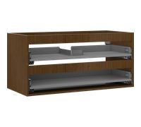 Mexen Box-A corpo del mobiletto sottolavabo 100 cm, 2 cassetti, noce - 91AX0-1000-470-2-86 56643 5905315466907