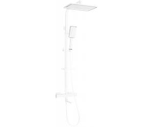Mexen CQ54 set vasca-doccia con soffione e rubinetto termostatico, bianco/cromo - 779105495-21 2176 5907709142749