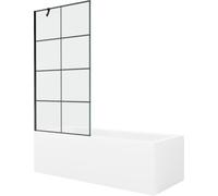 Mexen Cubik Vasca rettangolare 150 x 70 cm con rivestimento e separazione a 1 ala 90 cm