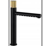 Mexen Elba One rubinetto alto da lavabo, nero/oro - 74111-75 4589 5907709112681