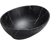 Mexen Elza Lavabo da appoggio 40 x 33 cm, pietra nera