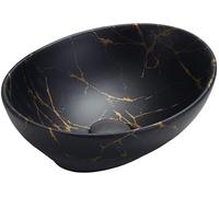 Mexen Elza Lavabo da appoggio 40 x 33 cm, pietra nera