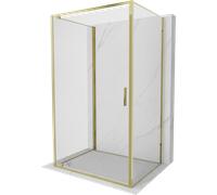 Mexen Exo-3S cabina doccia 3 lati battente 70 x 80 cm, trasparente, oro - 8181-070-080-50-00-3S 98383 5905315994431
