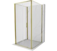 Mexen Exo-3S cabina doccia 3 lati pieghevole 80 x 80 cm, trasparente, oro - 816-080-080-50-00-3S 96745 5905315139276
