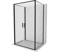 Mexen Exo-3S cabina doccia a 3 lati battente 70 x 80 cm, trasparente, nera - 814-070-080-70-00-3S 96725 5905315138422