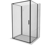 Mexen Exo-3S cabina doccia a 3 lati con apertura 70 x 80 cm, trasparente, nero - 8181-070-080-70-00-3S 98446 5905315995063