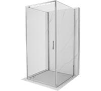 Mexen Exo-3S cabina doccia con 3 lati apribili 80 x 80 cm, trasparente, cromo - 8181-080-080-01-00-3S 98322 5905315993823