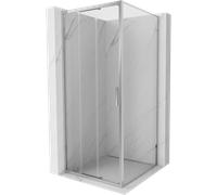 Mexen Exo cabina doccia scorrevole 100 x 100 cm, trasparente, cromata - 8153-100-100-01-00 99893 5907931038667