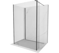 Mexen KIOTO Parete Doccia Walk-in 140x80x40 Trasparente Nero