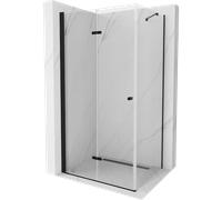 Mexen Lima cabina doccia pieghevole 80 x 100 cm, trasparente, nero - 856-080-100-70-00 3901 5907709104464