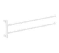 Mexen Loop doppio appendiabiti rotante per asciugamani, bianco - 70A71049-20 94722 5905315736253