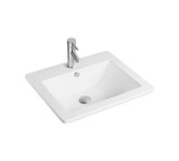 Mexen Lora lavabo da incasso 53 x 46 cm, bianco - 25365300 2281 5903163382035