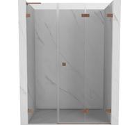 Mexen Lunar-F L - Porta a soffietto per doccia, destra, 110 cm