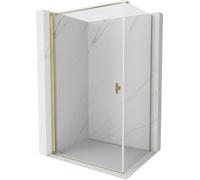 Mexen Mist-B Box Doccia Orientabile 75x85 Trasparente Oro