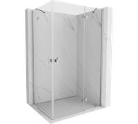 Mexen Mist-H Duo cabina doccia ad anta destra 85 x 100 cm, trasparente, cromo - 8A5-085L-100P-01-00 73553 5905315625724