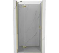Mexen Mist-H Porta Doccia Doppia Sinistra, 110 cm, Trasparente, Oro
